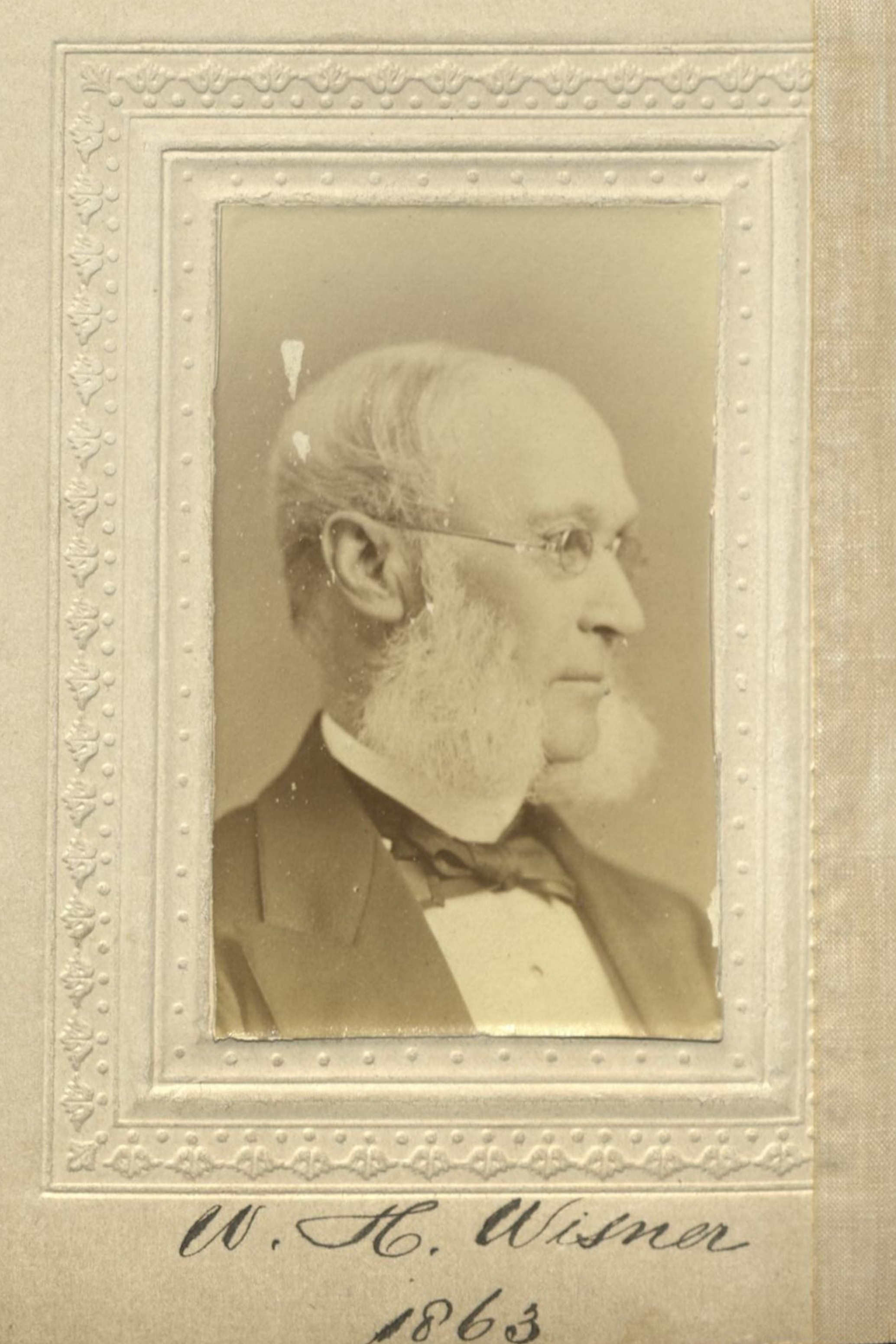 Member portrait of William H. Wisner